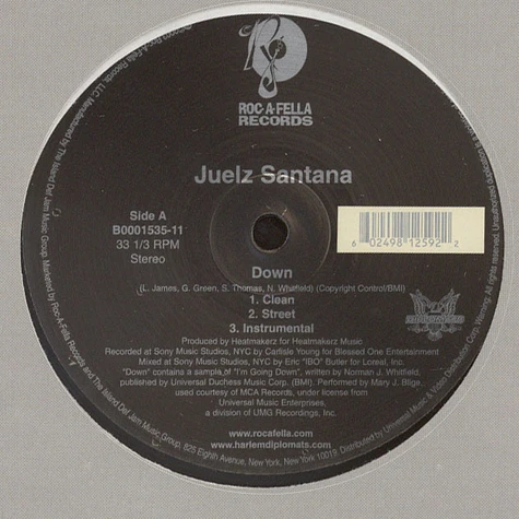 Juelz Santana - Down