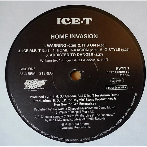 Ice-T - Home Invasion
