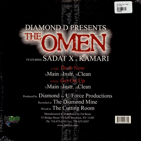 The Omen feat. Sadat X & Kamari - Do It Now / Get On Up