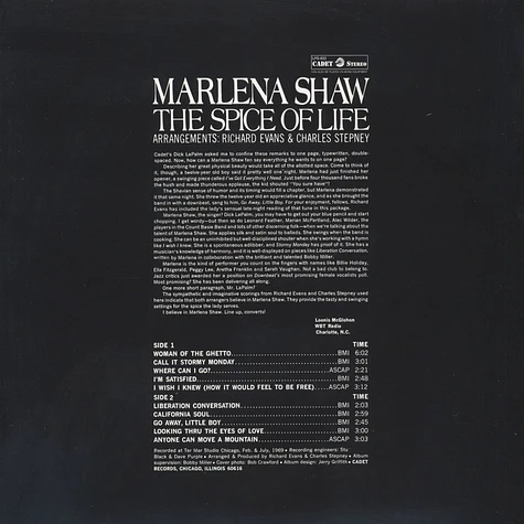 Marlena Shaw - The Spice Of Life