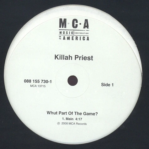 Killah Priest - Whut part of the game? feat. Ras Kass