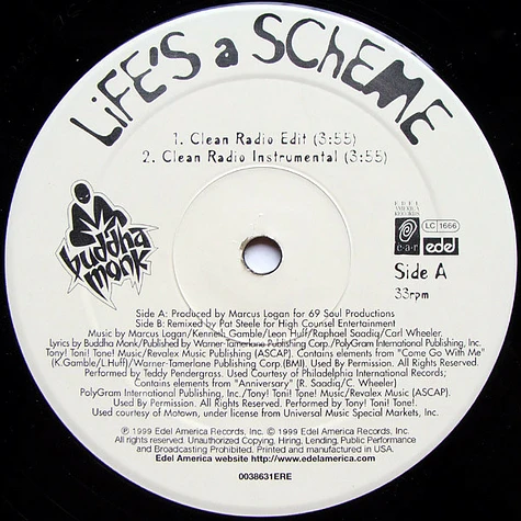 Buddha Monk - Life's A Scheme