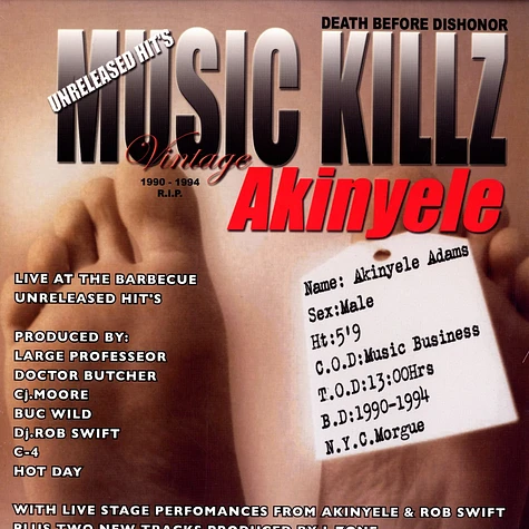 Akinyele - Music killz - Unreleased Hit's