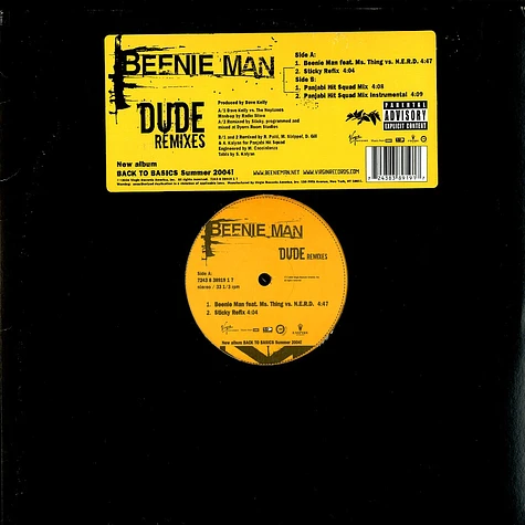 Beenie Man - Dude remixes feat. Ms.Thing & N.e.r.d.