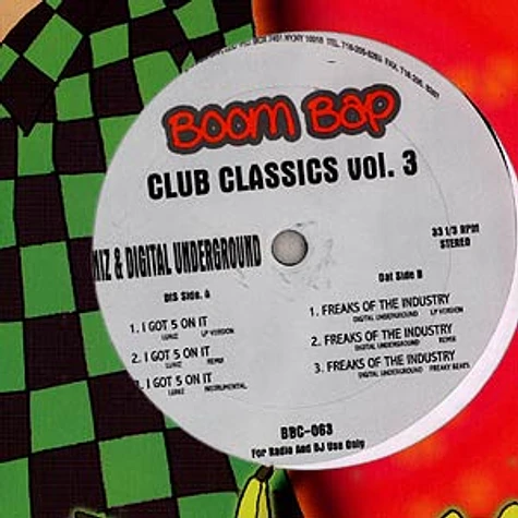 Luniz / Digital Underground - I got 5 on it / freaks of the industry