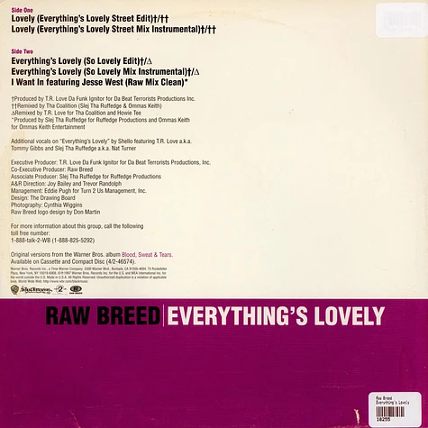 Raw Breed - Everything's Lovely