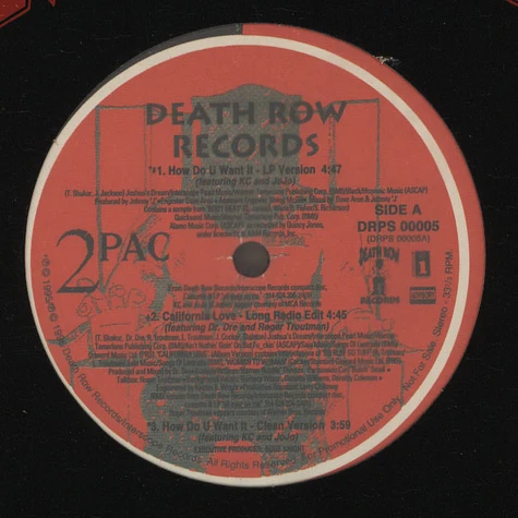 2Pac - How Do You Want It / California Love