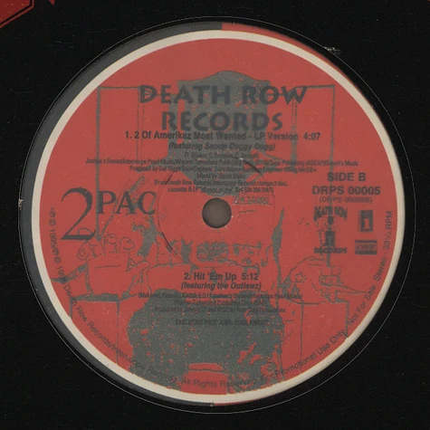 2Pac - How Do You Want It / California Love - Vinyl 12