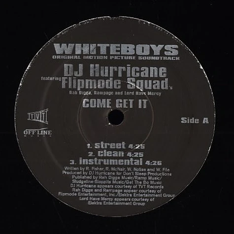 DJ Hurricane - Come get it feat. Flipmode squad