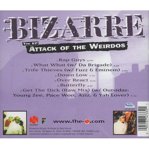 Bizarre - Attack Of The Weirdos EP