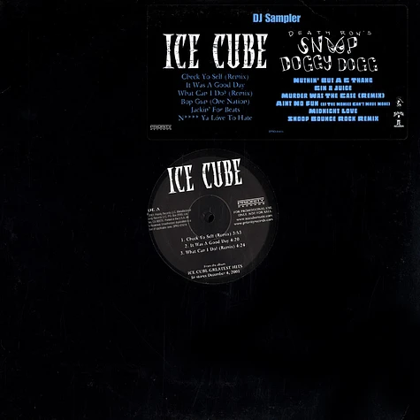 Ice Cube / Snoop Doggy Dogg - DJ sampler