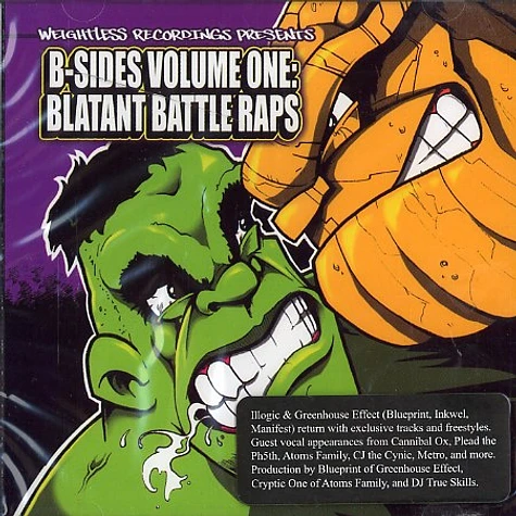 Weightless Recordings presents: - B-sides vol.1 - blatant battle raps