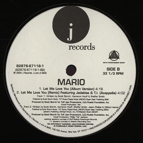 Mario - Let me love you remix feat. Jadakiss & T.I.