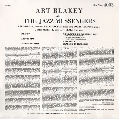Art Blakey And The Jazz Messengers - Moanin