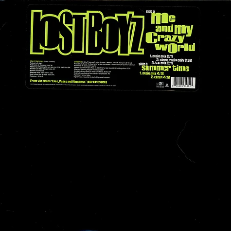 Lost Boyz - Me And My Crazy World / Summer Time