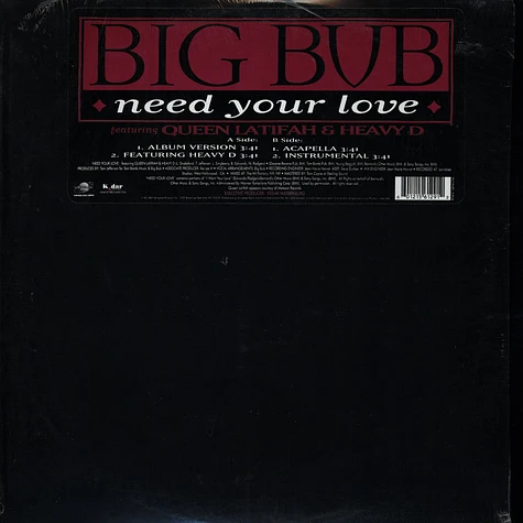 Big Bub - Need Your Love