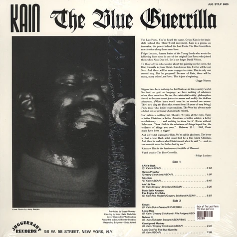 Kain of The Last Poets - The Blue Guerrilla