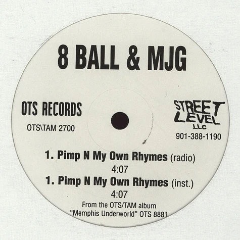 8Ball & MJG - Pimp n my own rhymes