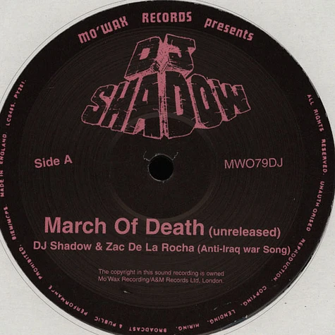 DJ Shadow - March of death