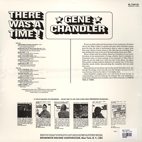 Gene Chandler - There Was A Time