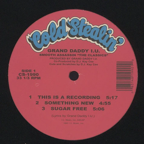Grand Daddy I.U. - Smooth Assassin - The Classics EP