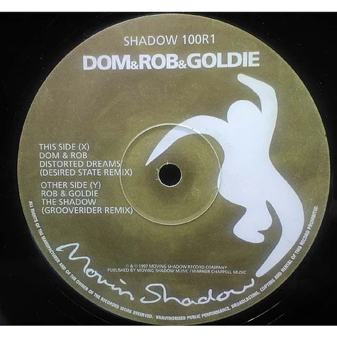 Dominic Angus & Rob Playford & Goldie - Shadow 100 (Remixes By Desired State & Grooverider)