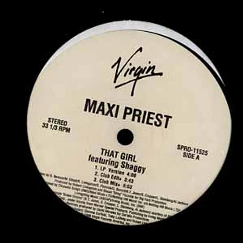 Maxi Priest - That girl feat. Shaggy