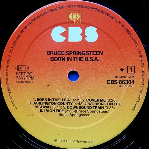 Bruce Springsteen - Born In The U.S.A.