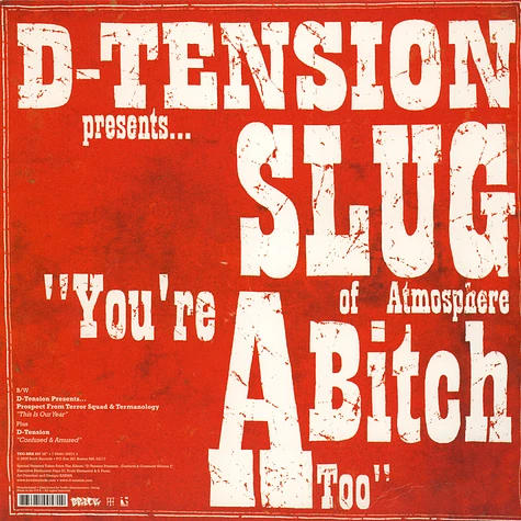 D-Tension - You're A Bitch Too feat. Slug of Atmosphere