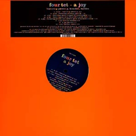 Four Tet - A joy remix feat. Percee P