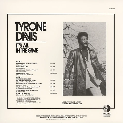 Tyrone Davis - It's All In The Game