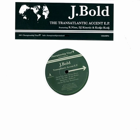 J.Bold - The transatlantic accent EP