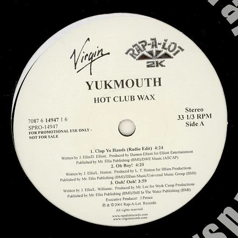 Yukmouth - Hot Club Wax