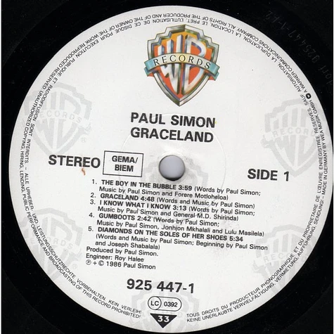 Paul Simon - Graceland