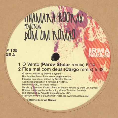 Ithamara Koorax feat. Dom Um Romao - O vento Parov Stelar remix