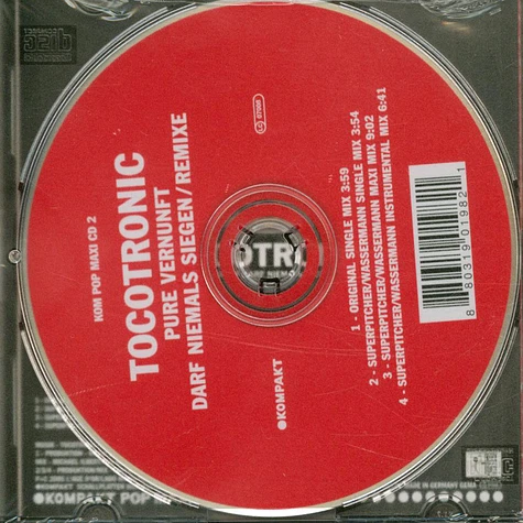 Tocotronic - Pure Vernunft Darf Niemals Siegen Remixe