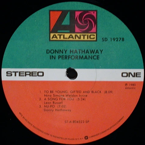 Donny Hathaway - In Performance