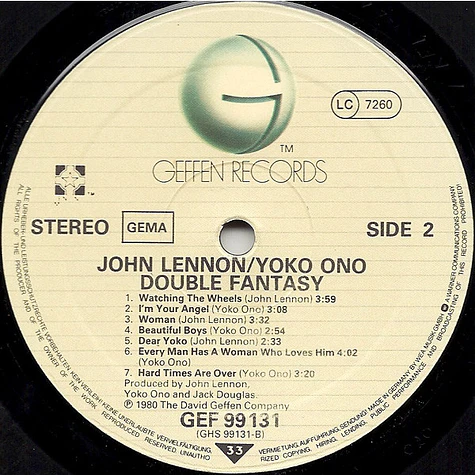 John Lennon & Yoko Ono - Double Fantasy
