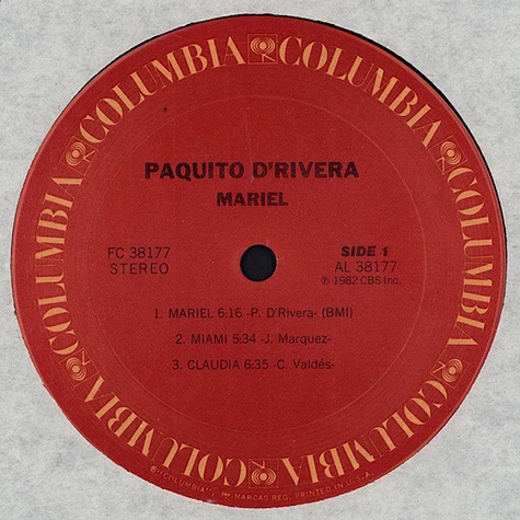 Paquito D'Rivera - Mariel