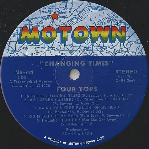 Four Tops - Changing Times
