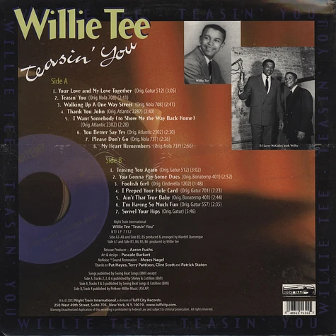 Willie Tee - Teasin you