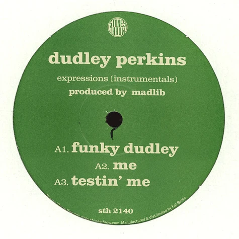 Dudley Perkins - Expressions (2012 a.u.) instrumentals