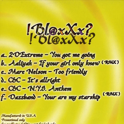 Blaxxx - Blaxxx