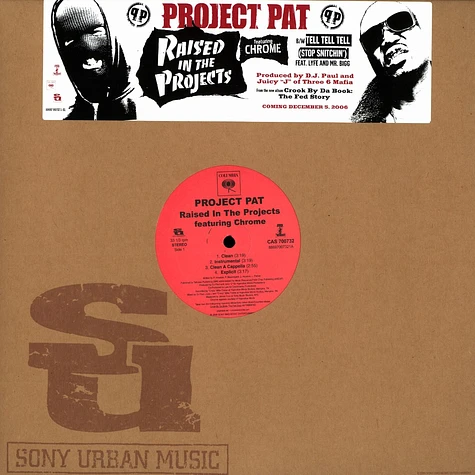 Project Pat - Raised in the projects feat. Chrome