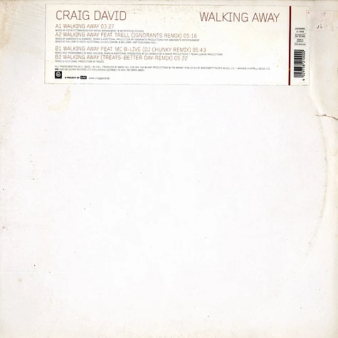 Craig David - Walking away