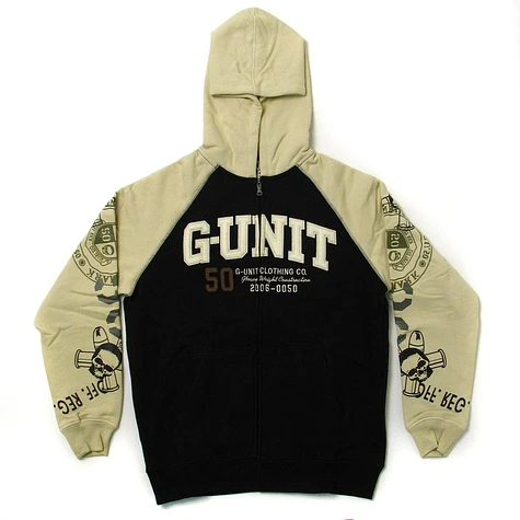 G-Unit - No retreat zip-up hoodie