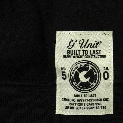 G-Unit - No retreat zip-up hoodie