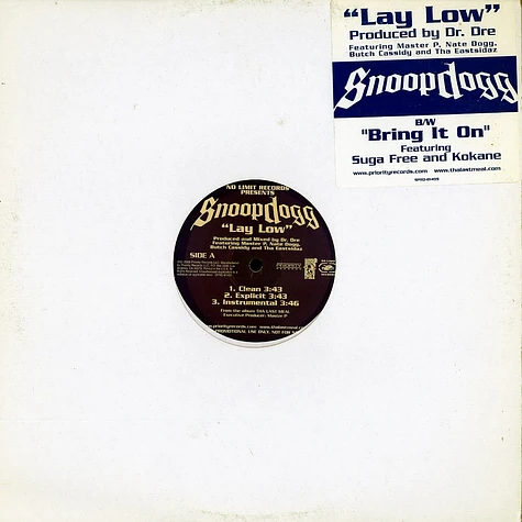 Snoop Dogg - Lay low feat. Master P & Nate Dogg