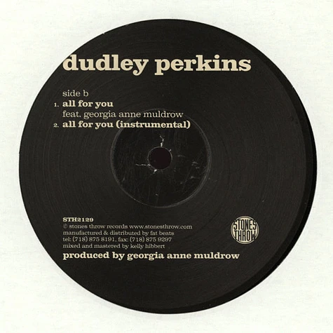 Dudley Perkins - Come Here My Dear Remix Feat. Sadat X & Medaphoar