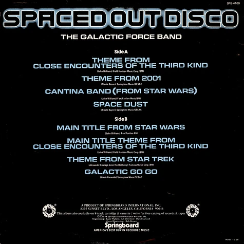 The Galactic Force Band - Spaced Out Disco